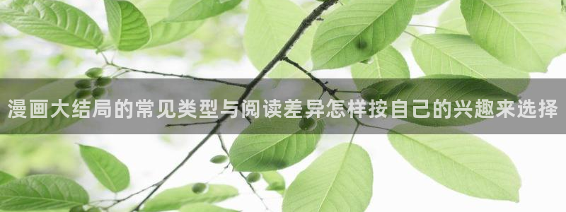 漫蛙漫画漫画阅读网站:漫画大结局的常见类型与阅读差异怎样按自己的兴趣来选择